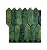 Radiant Green Peel and Stick Wall Tiles